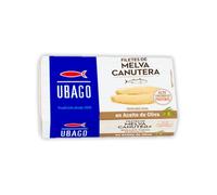 Melva Canutera Fillets in Olive Oil 125g Ubago (Drained Weight 85g) - Premium Spanish Tinned Fish - Pack of 2