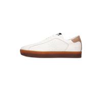Melvin & Hamilton Men's Alfie 6 Suede Pattini Acero Sneaker, White, 7.5 UK