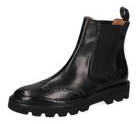 Melvin & Hamilton Women's Sally 112 Crust Black Elastic Chelsea Boot, 3.5 UK
