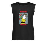 Melvin Music Houdini Vest Tank T-Shirt Men's Black Unisex Sleeveless Tops Tee M