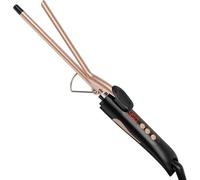 MELYDO 13mm Curling Tongs, Thin Chopstick Curling Wand for Tight Ringlets & Corkscrew Curls, Small Hair Curler for Short Hair & Men, Ceramic Tourmaline Temp Control up to 230°C