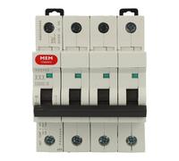 MEM Eaton MCH463 Memshield 2 63A 10kA Type C 4P MCB