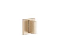 Valve Dornbracht MEM hammered design, right closure 60x60mm Brushed Champagne 36604782-46