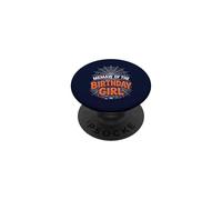 MEMAW of the Birthday GIRL Web Spider Halloween Party Tee PopSockets Adhesive PopGrip