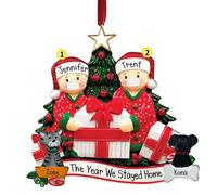 (Member of 2) Christmas Tree Ornament 2020 Family Xmas Lockdown