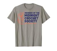 Member of Midnight Crochet Society Just One More Row T-Shirt