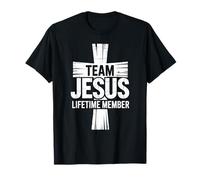 Member of Team Jesus Christian Cross Bible Belief T-Shirt