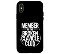 Member Of The Broken Clavicle Club Collarbone Injury - Case for iPhone X/XS