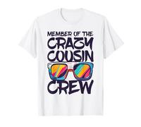 Member of The Crazy Cousin Crew Shirt Adults Kids Boy Girl T-Shirt
