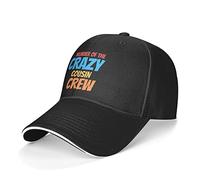 Member of The Crazy Cousin Crew Unisex Baseball Hat Uv Protection Peak Caps Plain Snapback Cap for Golf Outdoor Sports