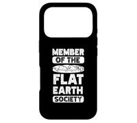 Member Of The Flat Earth Society - Flat Earther Flat Earth Case for iPhone 17 Pro