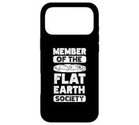 Member Of The Flat Earth Society - Flat Earther Flat Earth Case for iPhone 17 Pro Max