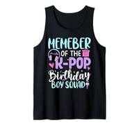 Member of The K Pop Birthday Boy Squad K-Pop Birthday Party Tank Top