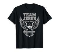 Member Team Jesus Bible Eagle with Cross Faith Christian T-Shirt