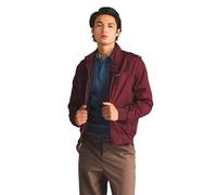 Members Only Men's Original Iconic Racer Jacket Cotton Lightweight, Burgundy, S