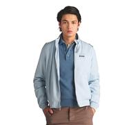 Members Only Men's Original Iconic Racer Jacket Cotton Lightweight, Dusty Sky, Medium
