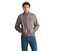 Members Only Men's Original Iconic Racer Jacket Cotton Lightweight, Grey, XL