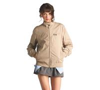 Members Only Women's Classic Iconic Racer Jacket | Spring Jackets for Women | Slim Fit | Womens Jacket | Bomber Jacket Womens, Khaki, S
