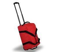 Members Small 55cm Holdall on Wheels Red