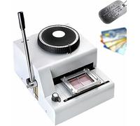 Membership Card Embosser Coding Machine Dog Tag Coder Manual Stamping Machine,72 Character Paper Embossing Machine, Manual Card~/