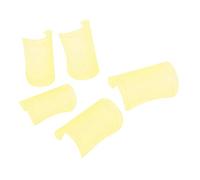 Membrane Protector, Useful 5Pcs Beautiful Generous ABS Material Flute Membrane Protector for Traditional Chinese Flute(yellow)