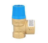 Membrane Safety Valve for Closed Water heaters in Accordance with DIN 4753, 6 bar, up to 75 kW, E 1/2 inch - A 3/4 inch