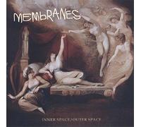 MEMBRANES INNER SPACE/OUTER SPACE DOUBLE LP VINYL Black Vinyl in Gatefold Sleeve