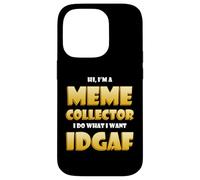 Meme Collector IDGAF Halloween Costume Dank Memes Collection Case for iPhone 14 Pro