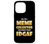 Meme Collector IDGAF Halloween Costume Dank Memes Collection Case for iPhone 14 Pro Max