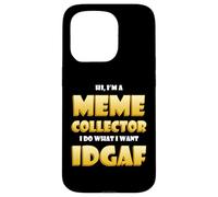 Meme Collector IDGAF Halloween Costume Dank Memes Collection Case for iPhone 15 Pro