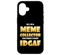 Meme Collector IDGAF Halloween Costume Dank Memes Collection Case for iPhone 16