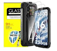 MEMELOKA Screen Protector for Blackview Rock 1, Pack of 2 [High Sensitivity] [Anti-Bubble] [Anti-Fingerprint] 9H Hardness Anti-Scratch Tempered Glass Screen Protector Blackview Rock 1