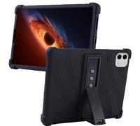MEMELOKA Tablet Case for Honor MagicPad 4 12.3 Inch, [Non-Slip] [Scratch-Resistant] Soft and Lightweight Silicone Shockproof Protective Case with Stand, Black