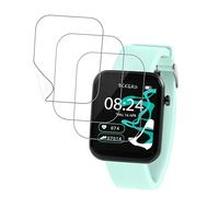 MEMELOKA Tikkers Kids Series 13 Screen Protector, 3 Pieces HD Anti-Scratch Flexible TPU Protective Film, Touch Sensitive and Bubble Free with Alignment Frame