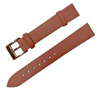 MEMEM Smooth Leather Watchband Men Women Watch Strap Bracelet Replacement Wristwatch Buckle Pin Accessories 12/14/16/18/20/22mm(O,20mm)