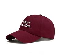 mememom Personalised Baseball Caps with Name Text Logo, Baseball Caps for Mens with Adjustable Buckle,Personalised Caps for Adults,Custom Embroidery Hats for Golf Running Sports Outdoor