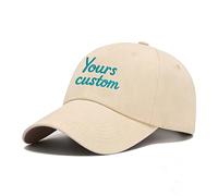 mememom Personalised Baseball Caps with Name Text Logo, Baseball Caps for Mens with Adjustable Buckle,Personalised Caps for Adults,Custom Embroidery Hats for Golf Running Sports Outdoor