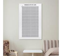 Memento Life Calendar Poster, Life in Weeks Calendar, Motivation Poster, Week of My Life Motivation Quotes