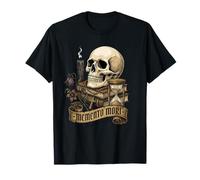 Memento Mori Catholic Crucifix Traditional Latin Mass Skull T-Shirt
