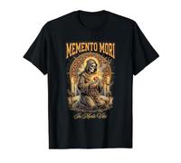 Memento Mori Catholic Crucifix Traditional Latin Mass Value Graphic T-Shirt, Men, Black, S