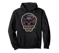 Memento Mori Catholic Eucharist Traditional Latin Mass Skull Pullover Hoodie