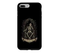 Memento Mori Gothic Skeleton on Throne with Roses and Thorns Case for iPhone 7 Plus/8 Plus