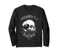Memento Mori Gothic Skull Long Sleeve T-Shirt
