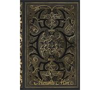 Memento Mori Gothic Spooky Witchy Dark Academia Notebook Journal Planner Jotter 150 page Ruled Lined 6''x 9'' 15.24cmx 22.86cm Hardback