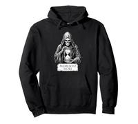 Memento Mori Grim Reaper Stoic Skull Hourglass Philosophy Pullover Hoodie
