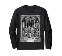 Memento Mori Medieval Engraving of the Danse Macabre Long Sleeve T-Shirt