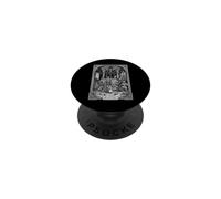 Memento Mori Medieval Engraving of the Danse Macabre PopSockets Adhesive PopGrip