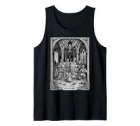 Memento Mori Medieval Engraving of the Danse Macabre Tank Top