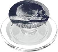 Memento Mori Remember Death Skull lateral view PopSockets PopGrip for MagSafe