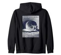 Memento Mori Remember Death Skull lateral view Zip Hoodie